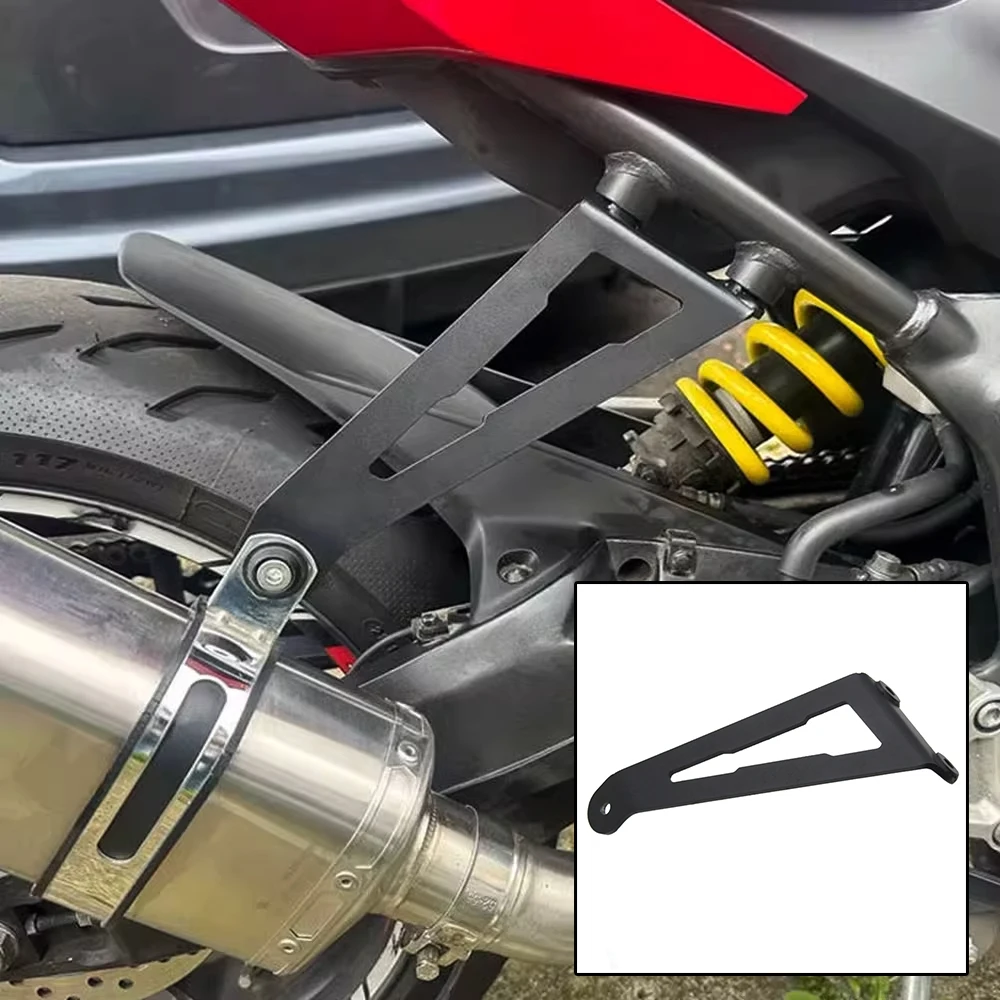 Rear Foot Pegs Footrest Blanking Plate For Aprilia RSV4 RS660 RS Tuono 660 2020-2024 2022 2023 Motorcycle Exhaust Hanger Bracket
