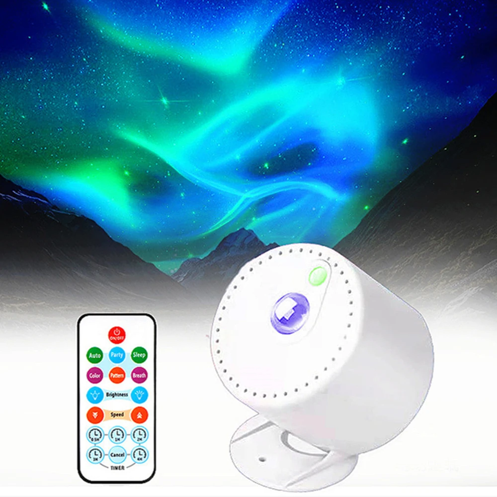 

LED Northern Lights Star Sky Projection Light USB Laser Light Effect Light Full Sky Star Night Light Bedroom Timed Atmosphere