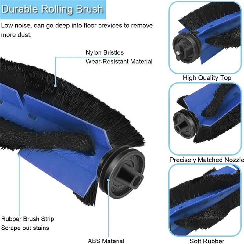ABKR-قطع غيار لـ Eufy Robovac 11S Max 15C Max 25C Max 30C Max G30 G30 Edge G30 جهاز آلي لتنظيف الأتربة