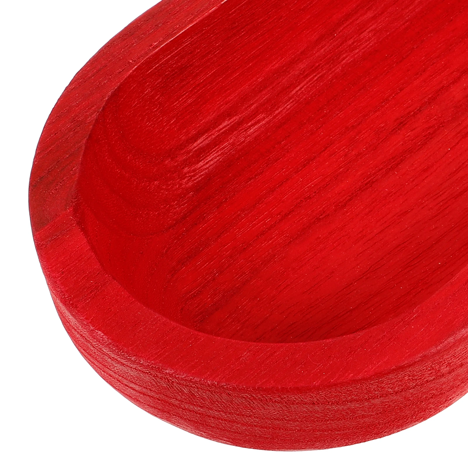 

Oval Tea Tray Kitchen Food Plate Fruit Bowl for Bread Serving Ceramics Household Wooden
