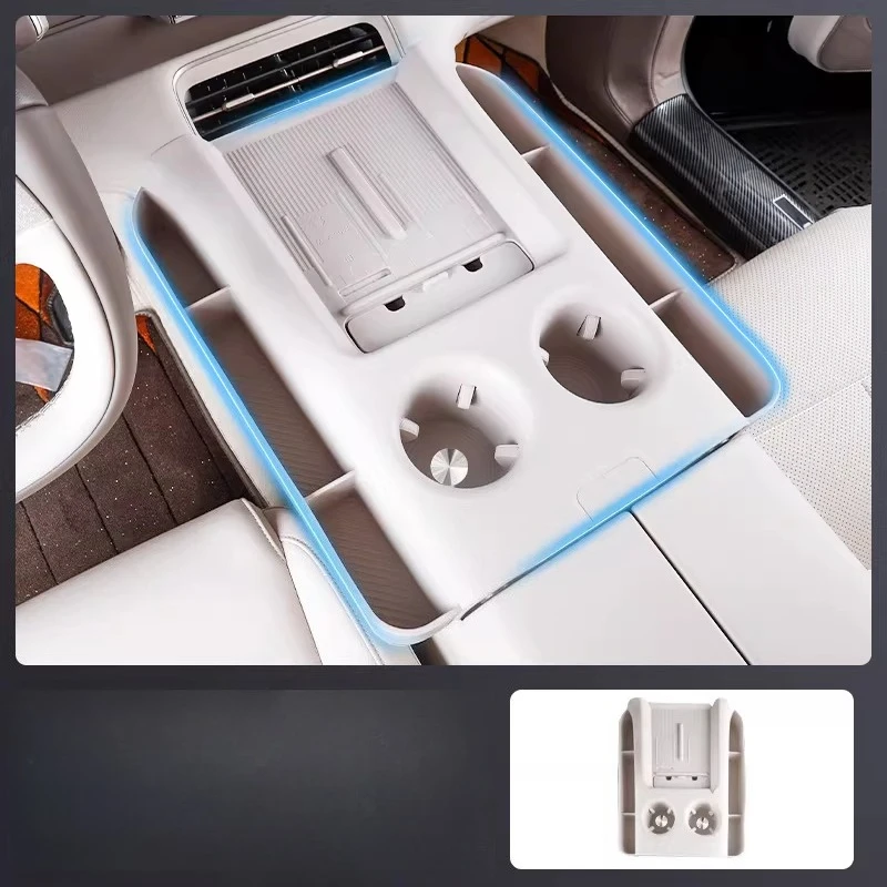 

Для IM LS6 2026, силиконовая накладка для беспроводной зарядки, зарядная панель центрального управления, подстаканник, ящик для хранения, внутренняя модификация