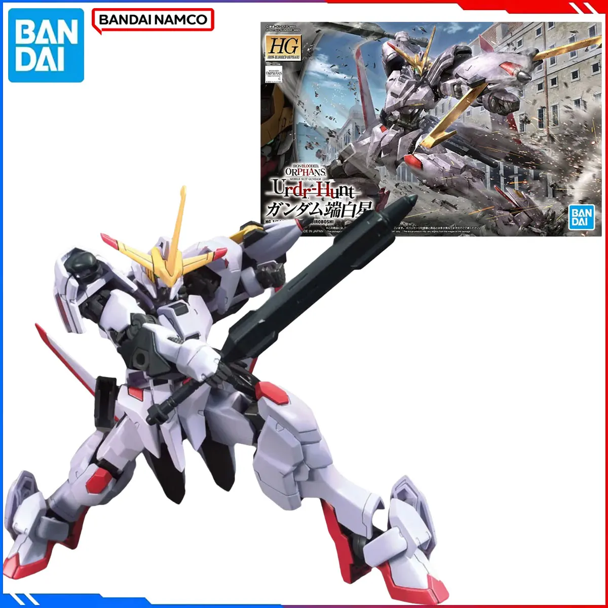 

Подлинная оригинальная фигурка Bandai Gundam, наборы моделей HG IBO 1/144, аниме-фигурки Gundam Hajiroboshi, экшн-модель, рождественские игрушки, подарок