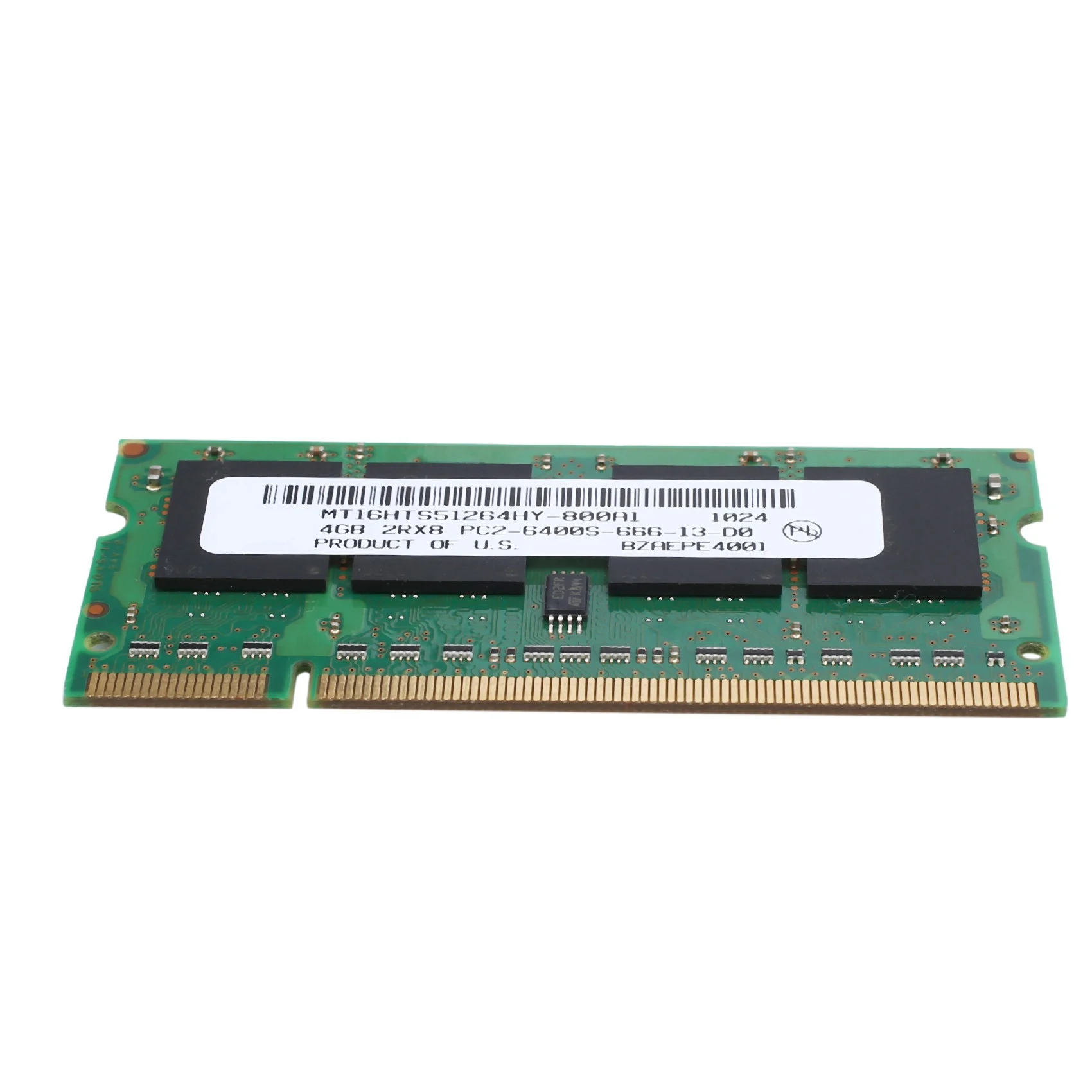 

Durable-Design 2PCS DDR2 4GB Laptop Ram 800Mhz PC2 SODIMM 2RX8 200 Pins for Intel