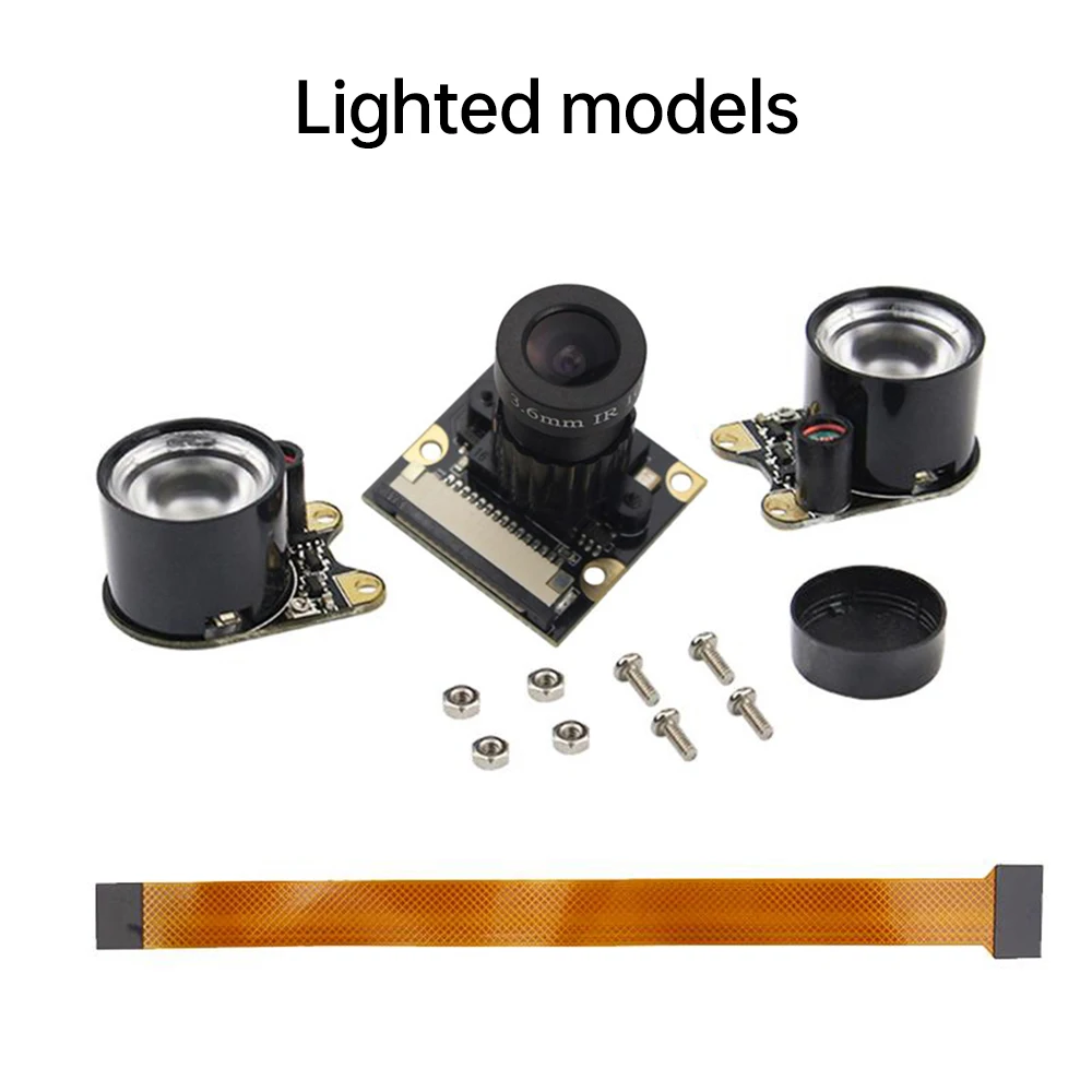 5 Megapixel IR CUT Infrared Night Vision Adjustable Focus Camera Module 1080P OV5647 for RPI 5 Pi5 Zero - Image 4