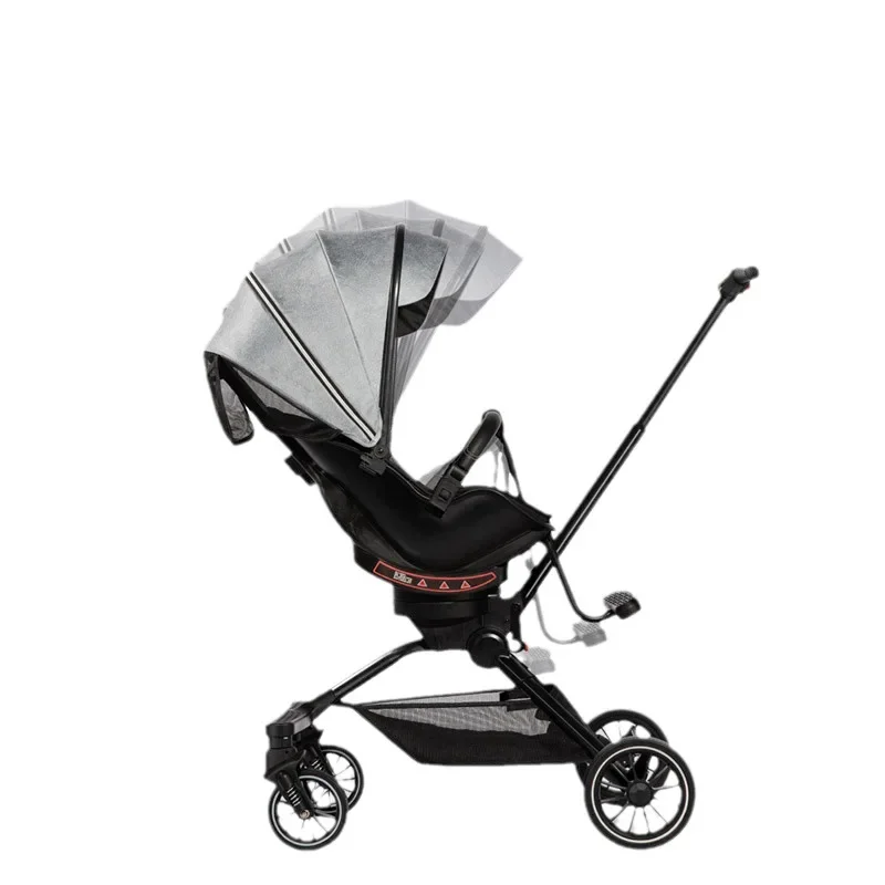 Baby Stroller Walking Tool Lightweight Can Sit Lie Down Fold Two-way Push High Landscape Shock Absorber Car