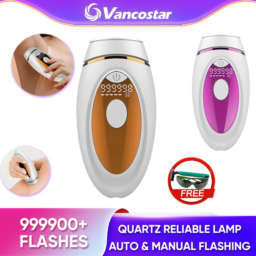 

999900 Вспышка лазерная эпиляция для женщин и мужчин безболезненный триммер линия бикини удаление волос постоянная фотоэпиляция IPL эпилятор