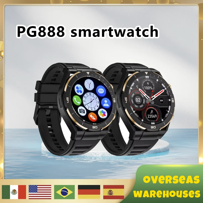 

Pg888 Smart Watch 2024 Watches For Men Women With Android Bluetooth Wifi Sim Waterproof Camera Outdoor Smartwatch Hd For Xiaomii