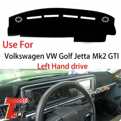 TAIJS Factory car accessories Polyester Fibre Car Dashboard Cover For Volkswagen Golf MK2 jetta GTL Left hand drive