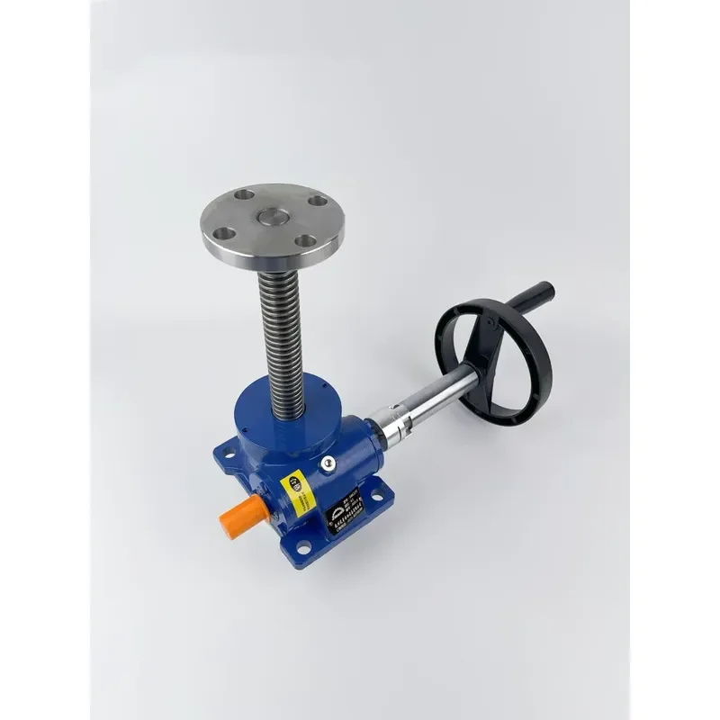 For Screw Worm Wheel Lift Small Hand Screw Vertical Platform Screw Hoist Extended Rod Lift