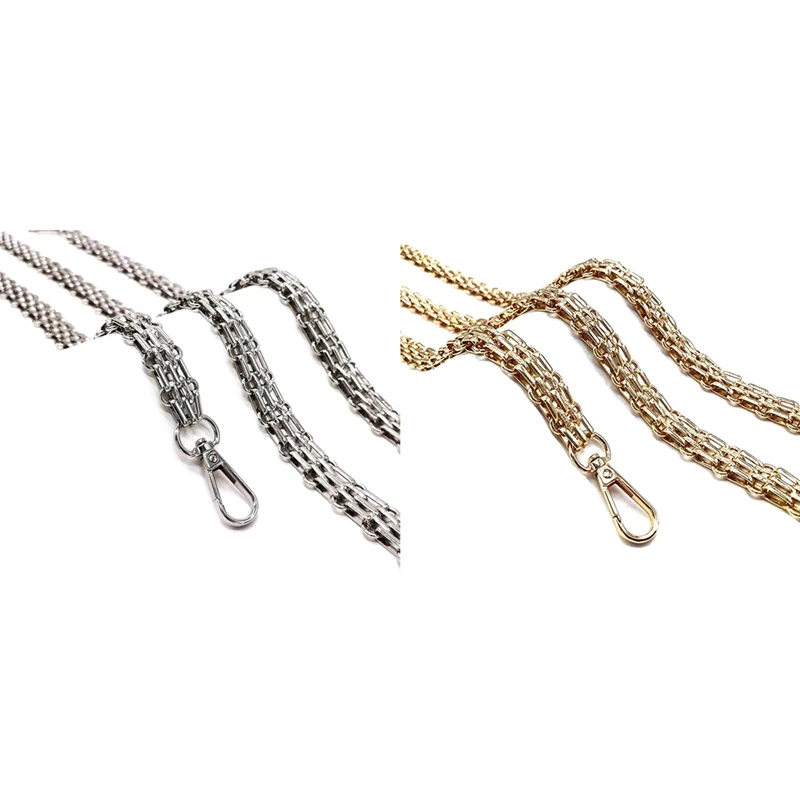 BAAG-Iron أشرطة محفظة واسعة سلسلة حزام بديل لحقائب اليد 47 بوصة/120 سم