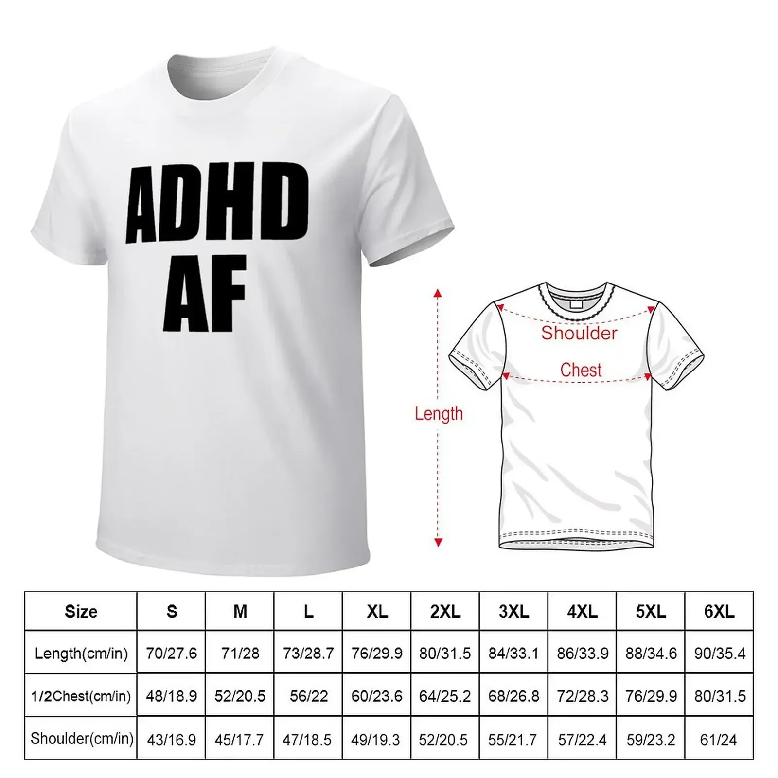 Dizzy Dyl Merch ADHD AF T-shirt vintage cute tops customizeds mens workout shirts