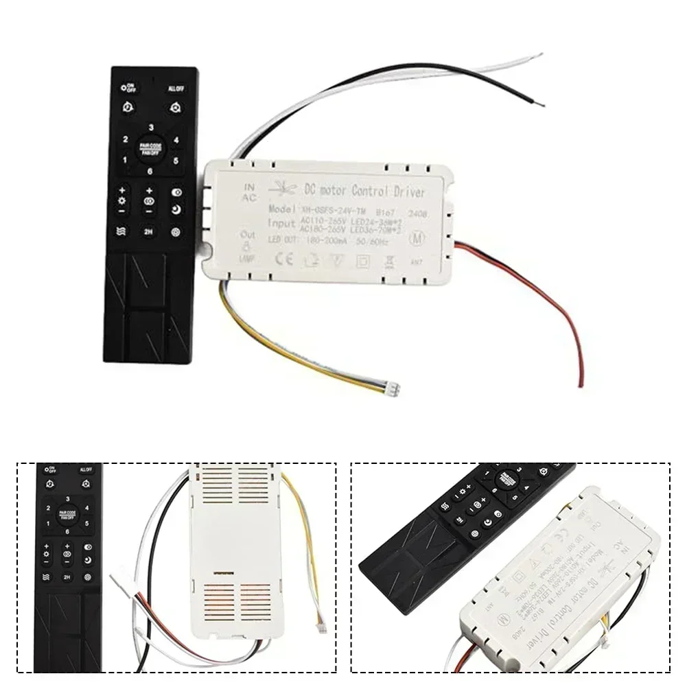 Dimmable Ceiling Fan LLight Remote Control Set 6Speed Variable Frequency Control For  Electrical Tool Accessory In Stock