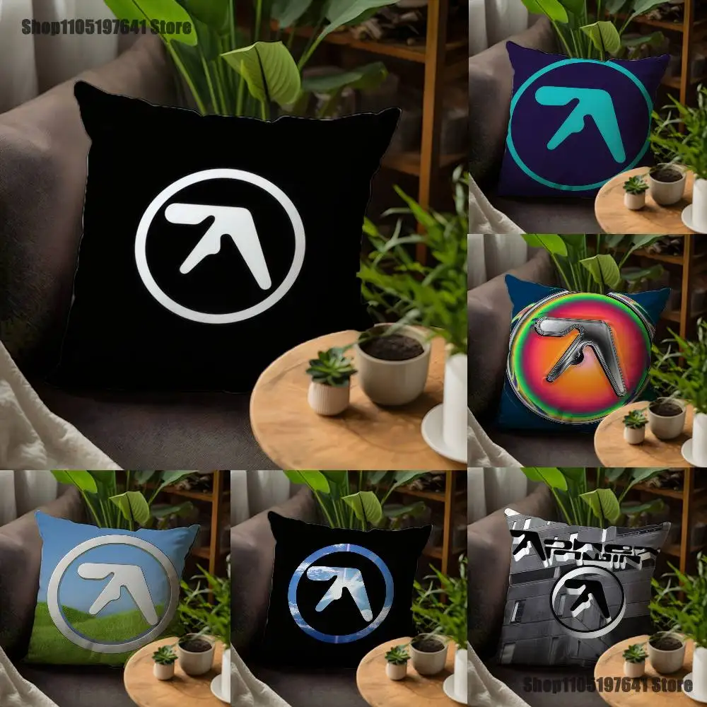 

Logo Art A-Aphex T-TwinS Pillow Case For Sofa Decor Car Office Room Printing Cushion Cover Decorations and Protector