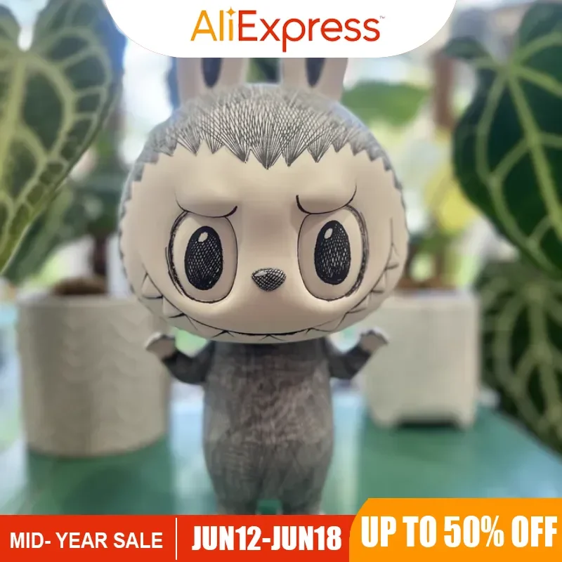 

Labubu 400% Sketch Anime Figure - Genuine Collectible Toy For Children Home Decoration Ideal Christmas Birthday Customized Gift