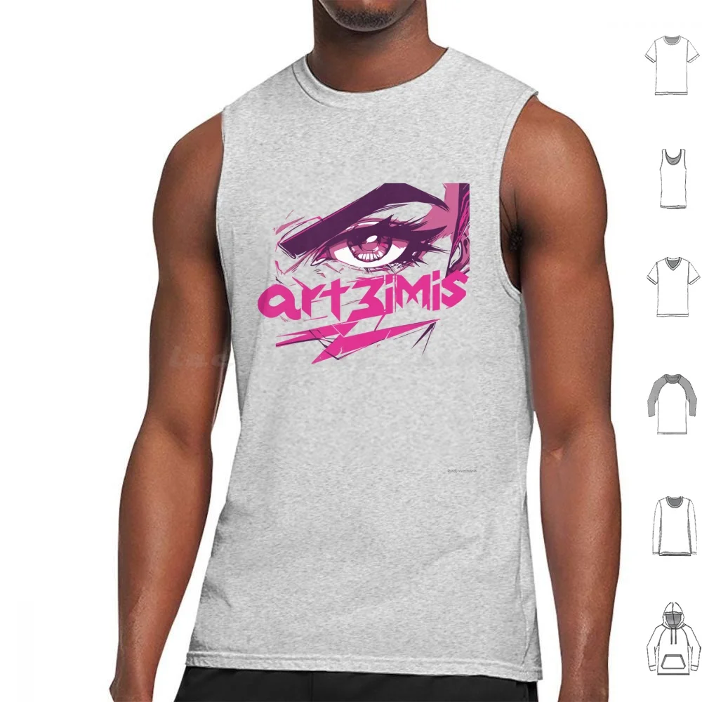 Artemis-Art3mis-Ready Player One Tank Tops Print Cotton Art3mis Ready Player One Fan Art Virtual Reality Fashion Geek