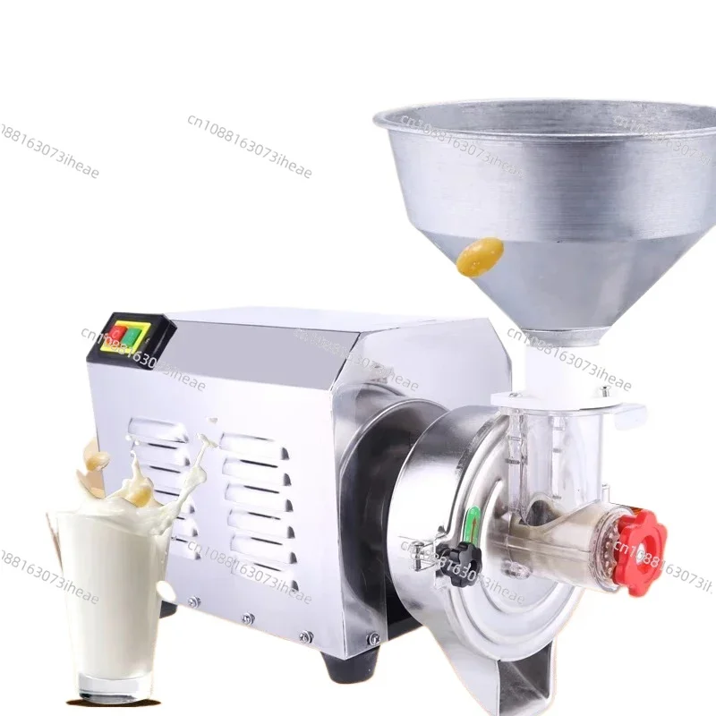 

2200W Food Grade Stainless Steel Grinder Sesame Soy Rice Paste Maker Commercial Pulping Machine 60kg/h