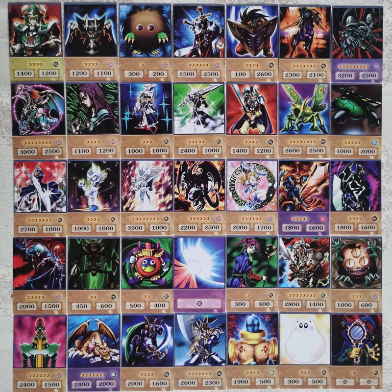 100 قطعة بطاقة فلاش يو جي أوه اليابانية المختلفة أنيمي نمط بطاقة مبارزة وحوش الظلام الساحر لتقوم بها بنفسك لعبة جمع بطاقات اللعب #4