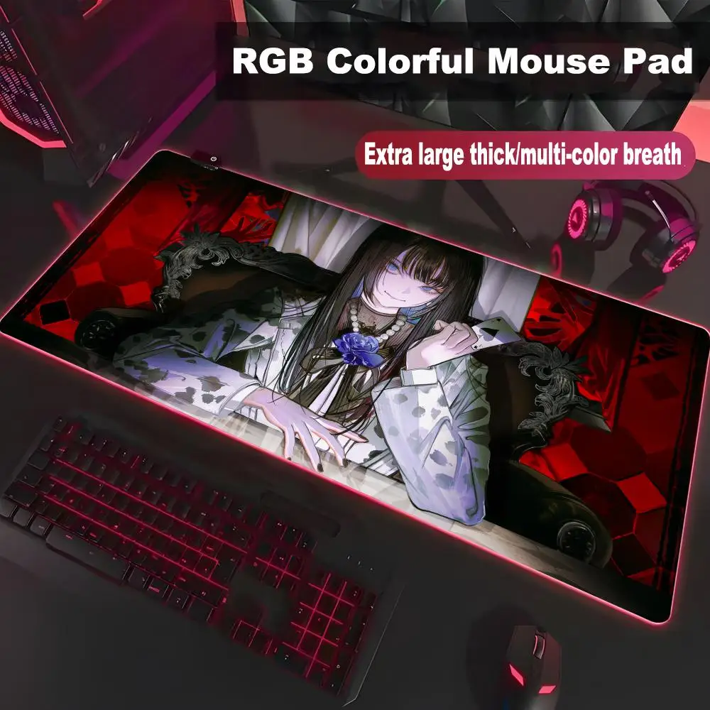 

Mouse Pad A_ado High-end E-sports Mouse Pad RGB Mouse Pad LED Pc Large Student Writing Pad Gamer Luminous Desk Mat HYBXXC