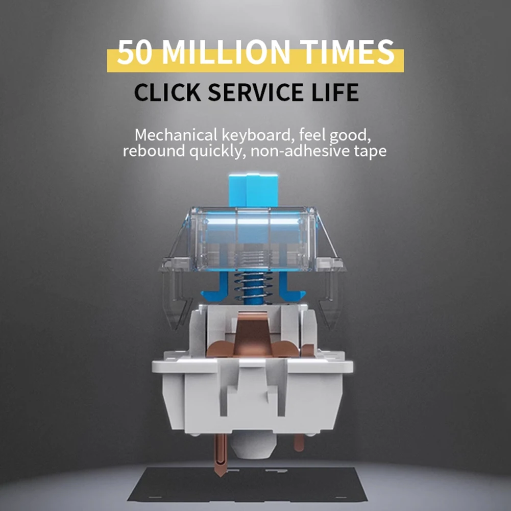 YSS-MK321G 3-Key Mini Customized Mechanical Keyboard Blue Switch USB&2.4G Wireless Dual-Mode For OSU Game Multimedia