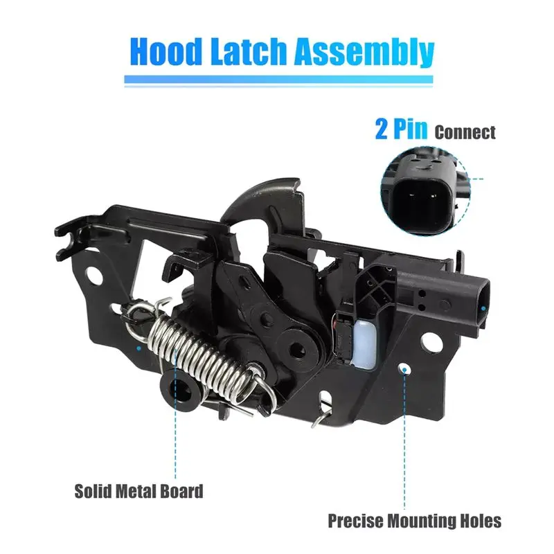 For Ford Focus 2012-2018 Escape 2013-2019 Hood Latch Lock Assembly CV6Z-16700-B/CV6Z16700B-A97E