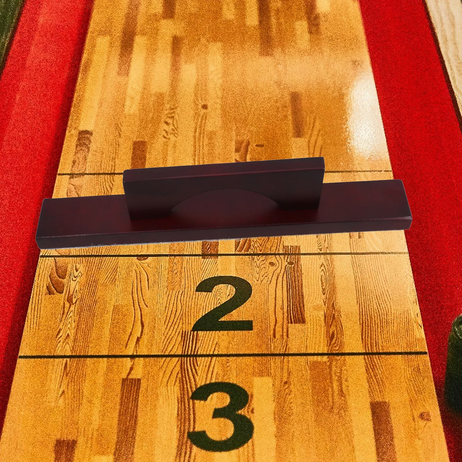 

Brush Wood Handle Lightweight Durable Bristles Portable Table Maintenance Tool Shuffleboard Cleaning Brush Shuffleboard