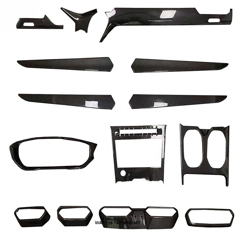 2019+ Dry Carbon Fiber Interior Trim Kit for URUS Prepreg Carbon Fiber Dashboard Cover for  URUS