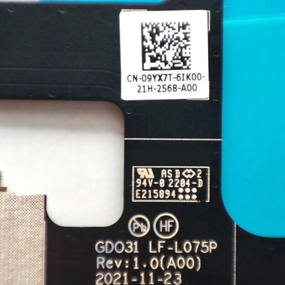 كمبيوتر محمول LCD LVDS كابل لديل ل XPS 13 9320 GDO31 09YX7T 9YX7T DA30001NG10 LF-L075P