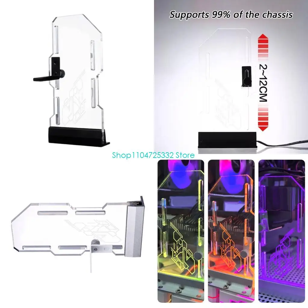 P5EA Multifunctional GPU Stabilization System with Position Customization and Synchronized LED Effects