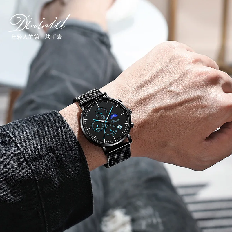 New Men watch Sports Student watch fashion trend Quartz male watch Trend watches Waterproof Brand luxury wristwatch montre homme