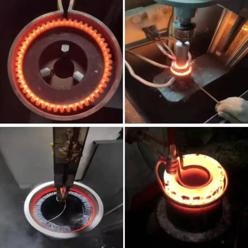 

ТВЧ установка Automotive Parts Gear Wheel Shaft Roller Single Or Double Station Automatic Line Induction Quenching Machine