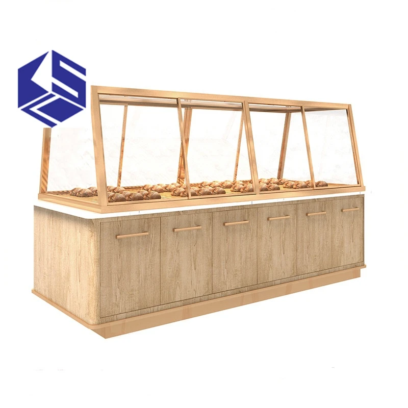 Custom.Nakashima Bakery Display Rack Glass Exhibit Case for Cake Food & Store Decor for Product for Showcase in Store Halls