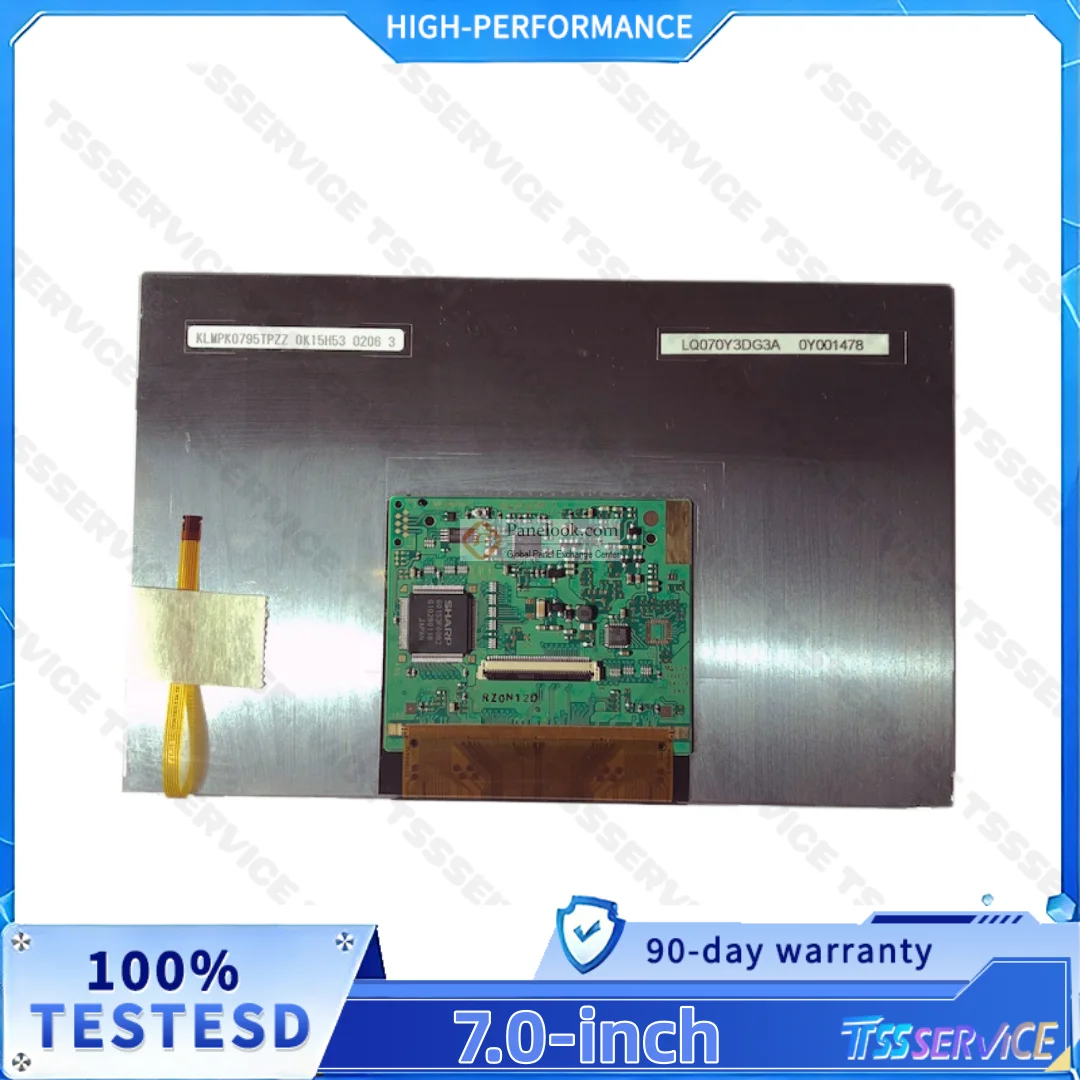LQ070Y3DG3A 7.0 inch TFT LCD with 800*400 Resolution for Industrial Applications
