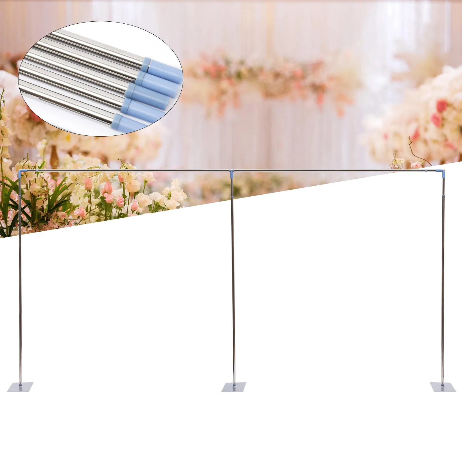 3 * 6M Wedding Background Bracket Wedding Arch Backdrop Stand Metal Balloon Flower Frame Wreath Party