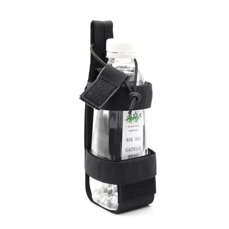 Tactical Molle Water Bottle Holder Storage Bag Water Bottle Kettle Carrier Kettle Pouch Outdoor Hiking Fishing Camping Supplies image 4