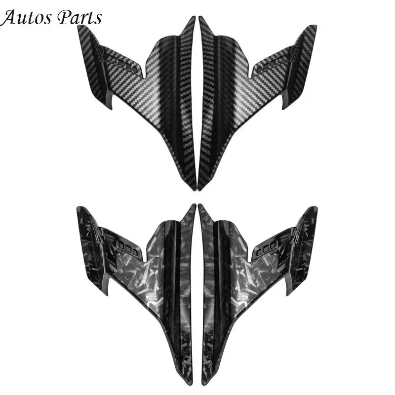 

57BA Motorcycle Winglets,ABS Aerodynamic Spoiler Wing Side Air Deflectors Fairing Winglets for ADV160 2022-2023