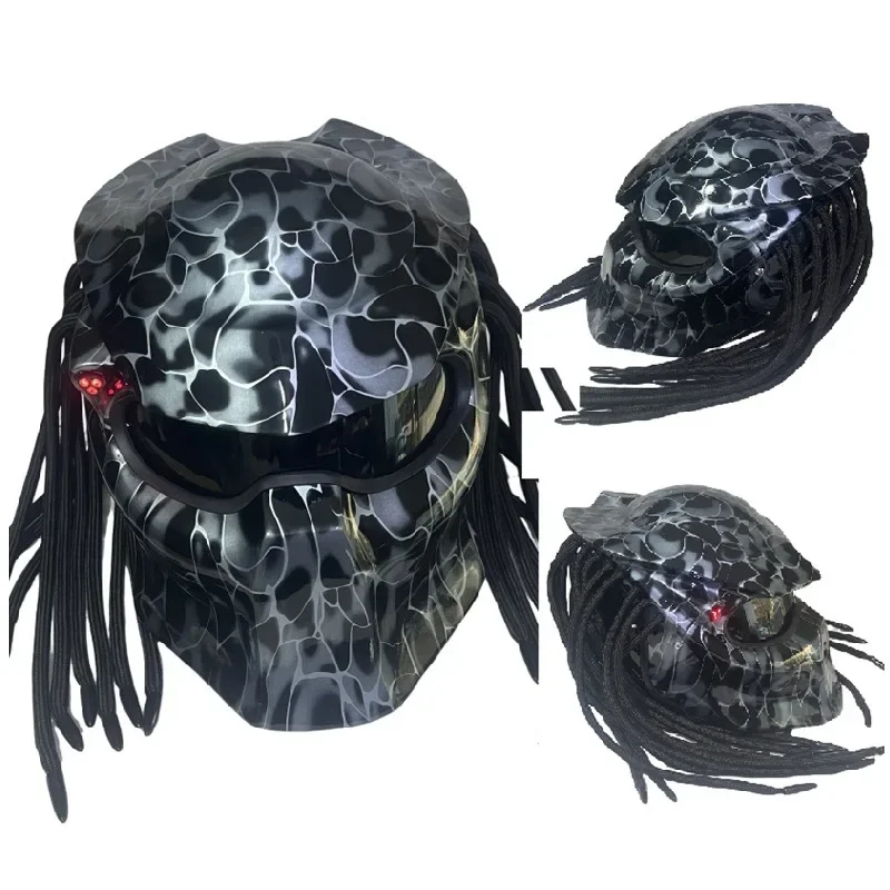 

Factory price custom printed Predator Helmet full face motorcycle helmet predator