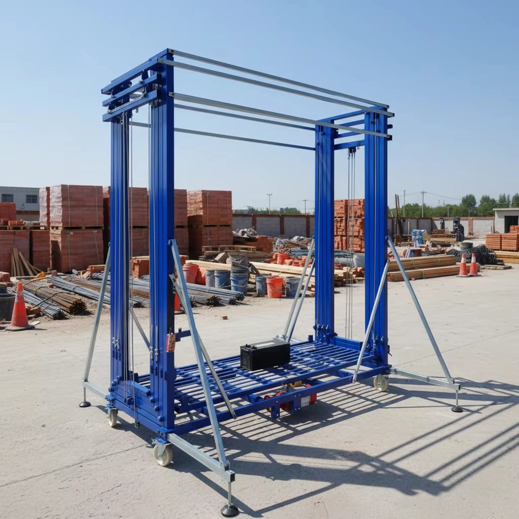 Electric Scaffolding High Altitude Electric Lift Scaffold Energy Saving Low Failure Rate For Small Construction Workshop Use