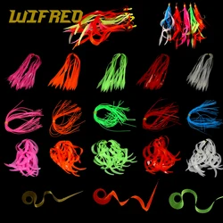 Wholesale Silicone Octopus Skirt Trailers Streamer Spinnerbait Buzzbait Rubber Saltwater Fishing Jig Lures Material  Slide Parts