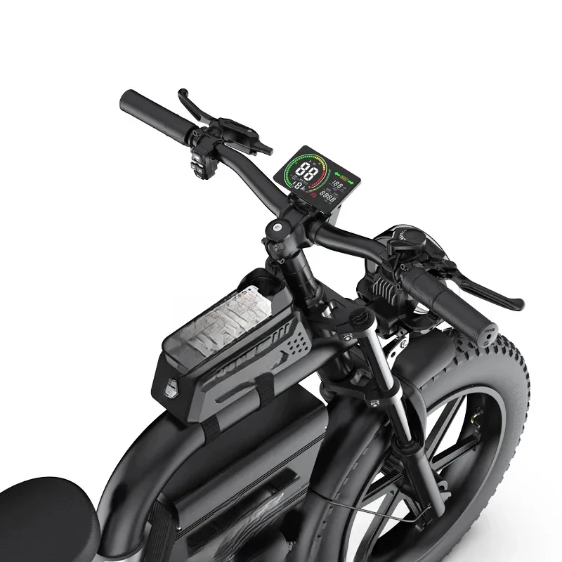 Factory Hot Selling High-end Bike Exporter 1500w Fat Tire 20inch Steel and Aluminum Alloy Frame