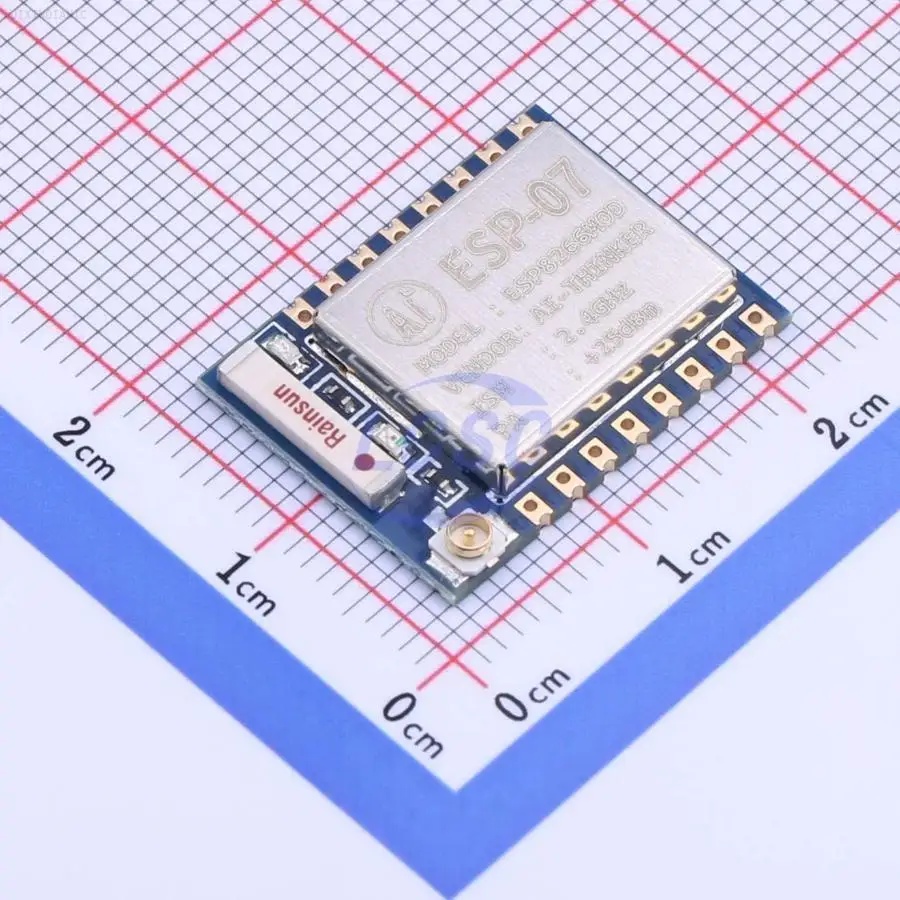 1PCS ESP-07 -98dBm 19.5dBm ESP8266 chip On-Board PCB Antenna 2.4GHz WiFi Modules ROHS