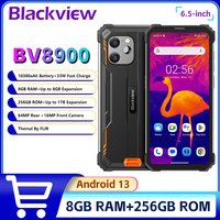 Blackview BV8900 Thermal By FLIR® Rugged Phone 16GB 256GB Android 13 6.5'' Display Helio P90 64MP Camera 10000mAh NFC Cellphone