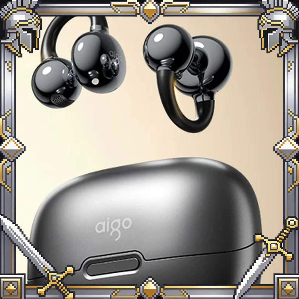 AIGO CA05 Plus Open-Ear Clip-On Wireless Bluetooth Earbuds for Sports Music and Calls For Gifts