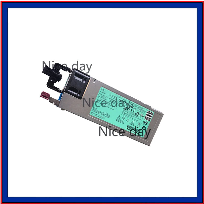 Original For DL388 G9 Gen9 DL388G9 Switching DPS-1400CB A HSTNS-PD43 720620-B21 754383-001 733428-101 1400W Server Power Supply