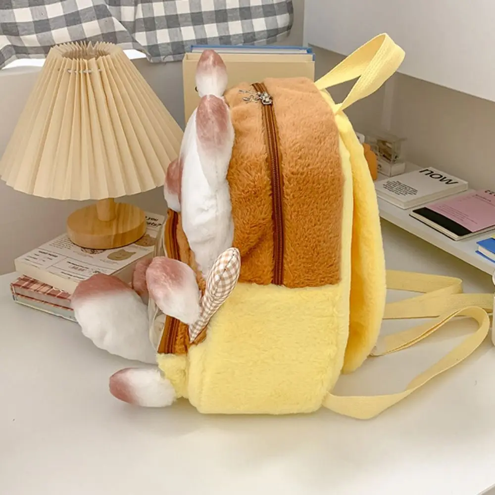 

Модный рюкзак Kawaii Cat: милый пушистый рюкзак-котик, прозрачная мягкая сумка-итабэг для студентов и школьников, для покупок