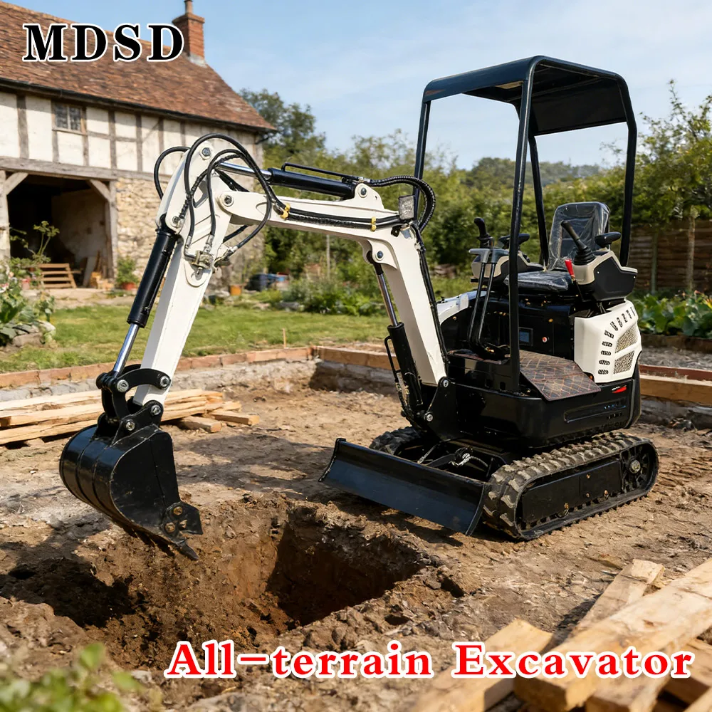 

Factory Price Mini Excavator 1.2 Ton 1.5 Ton Compact Small Excavator Kubota/Yanmar Engine CE EPA Easy Operated For Farm Home Use
