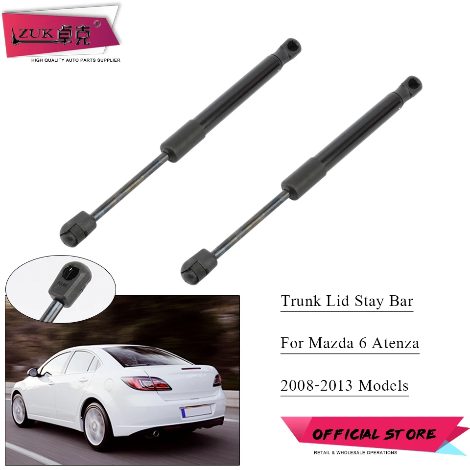 ZUK Tail Gate Gas Spring Trunk Lid Stay Bar Supportor For MAZDA 6 Atenza Sedan 2nd Generation 2008-2013 Left=Right GS1D-56-930