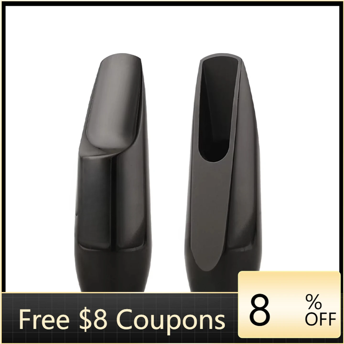 

STLF KANEE Eb Alto Saxophone Hard Rubber Mouthpiece Classical Fine Carving Third Generation Thinker ND3 Music Instrument Accesso