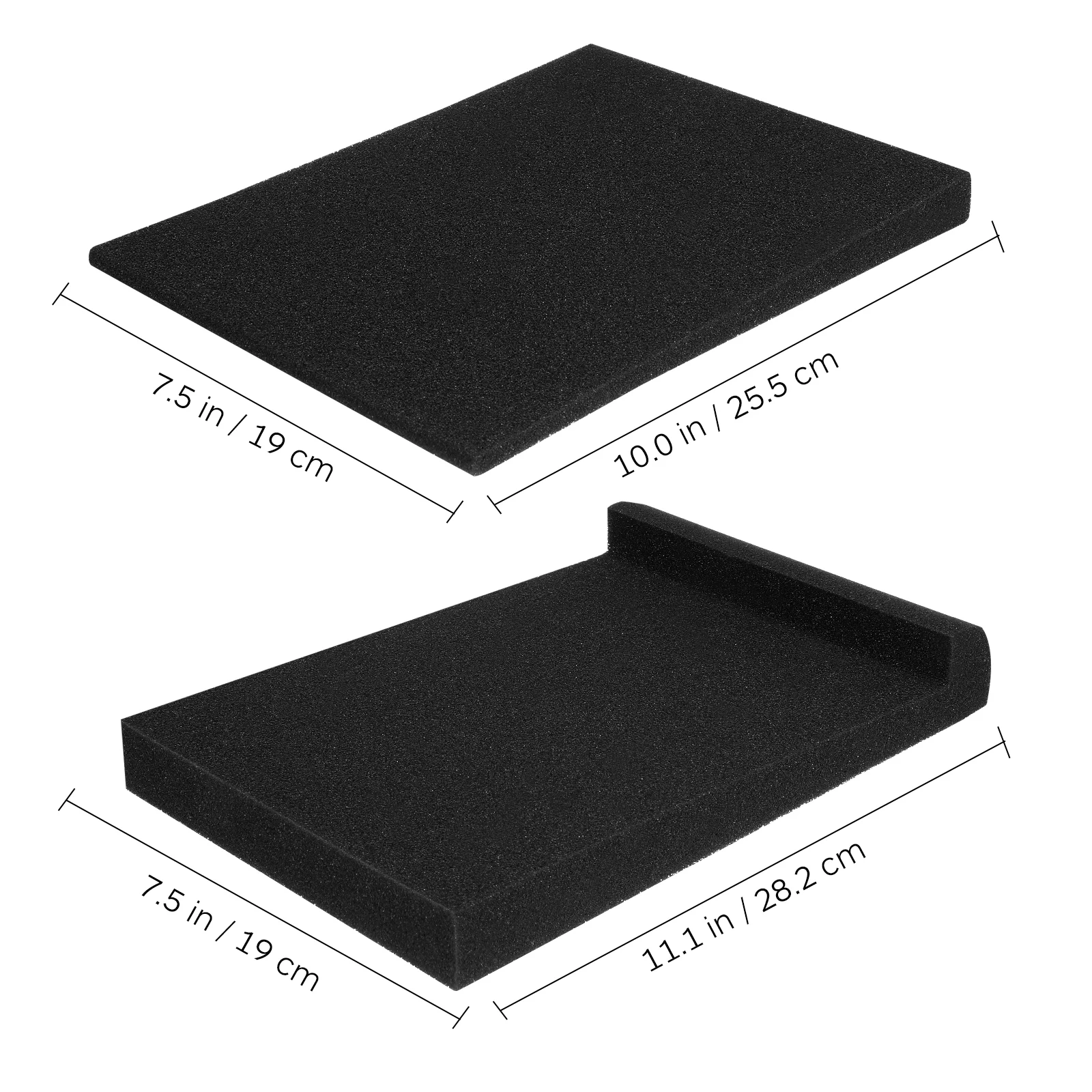 

2Pcs Anti Vibration Pads Soundproofing Panels Acoustic Foam Shock Absorption Easy Install Reusable Pads Home Office Vehicle