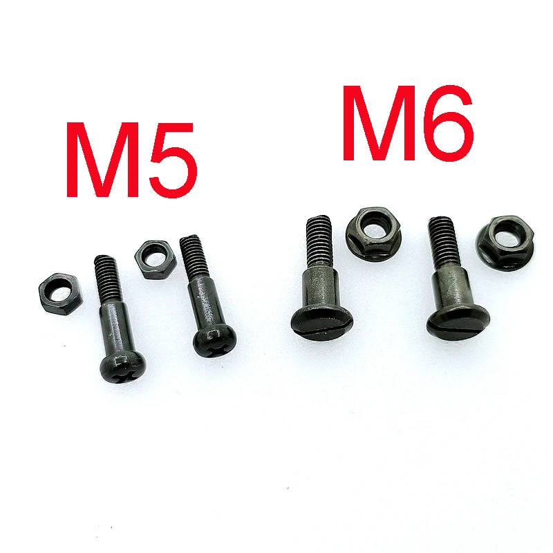 

M5/M6 Universal Bolt With Nut for Handle Lever Motorcycle Adjust Fix Screw Stud Metal Hardware for 50cc-250cc Motor Bike E-Bike