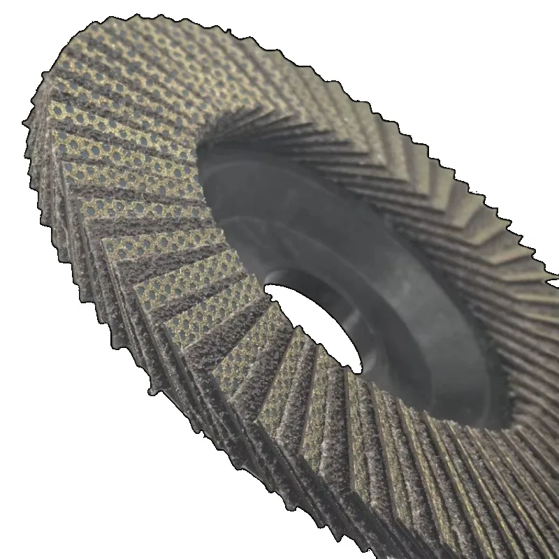 汎用タイプの石材、磁器タイル、グレス、焼結石、金属、硬質材料、ダイヤモンド、炭化ケイ素、フラップ研磨砥石